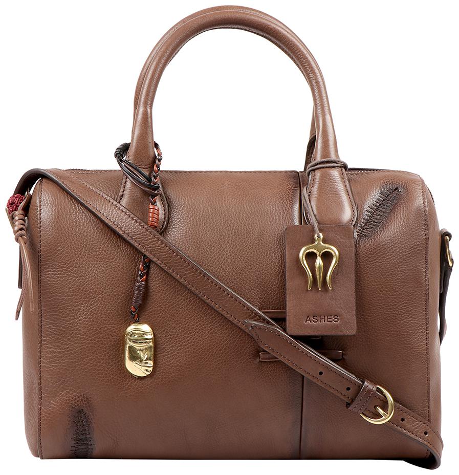 

Hidesign Sadhavi 03 Brown Leather Women s Duffle Bag