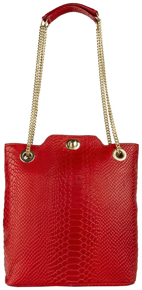

HIDESIGN SB ALIYA 02 RED LEATHER WOMENS SHOULDER BAG