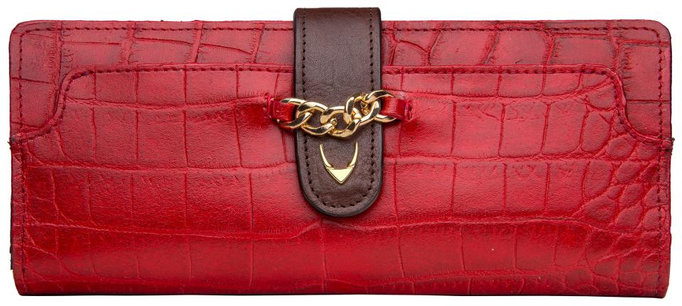 

Hidesign Women Red Leather Wallet