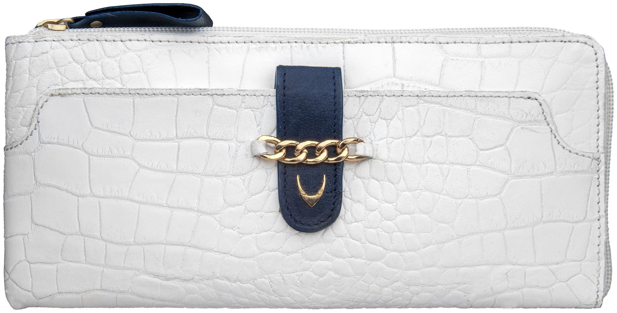 

Hidesign Women White Leather Wallet