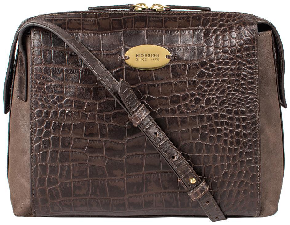 

HIDESIGN SB NYX 01 BROWN LEATHER LADIES HANDBAG