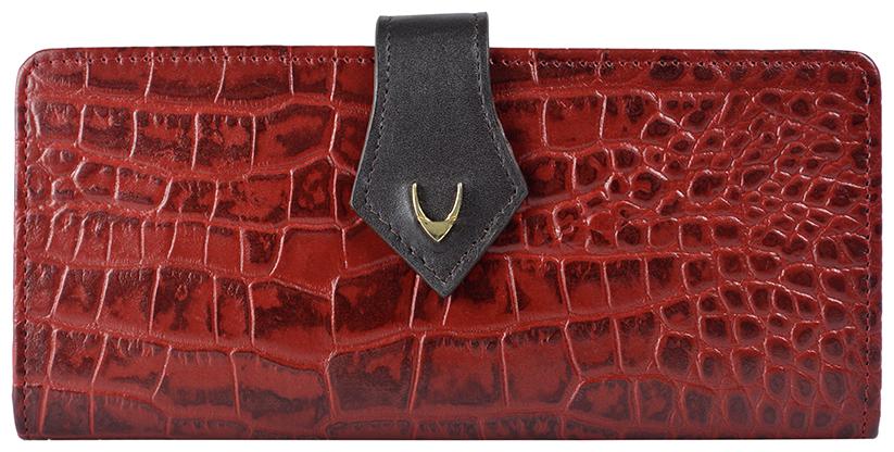 

Hidesign Women Maroon Leather Wallet