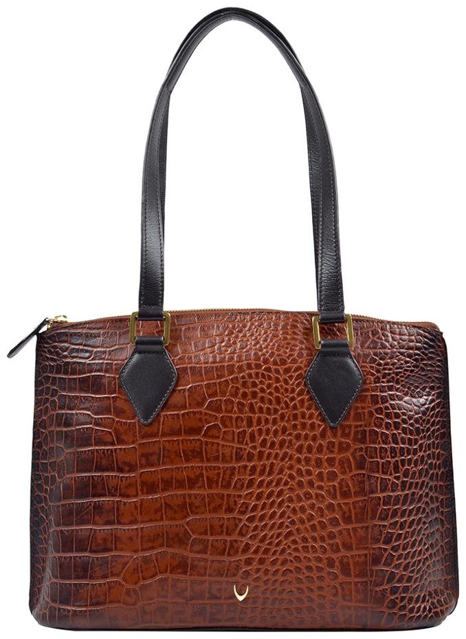 

HIDESIGN SCORPIO 02 SB TAN LEATHER LADIES HANDBAG