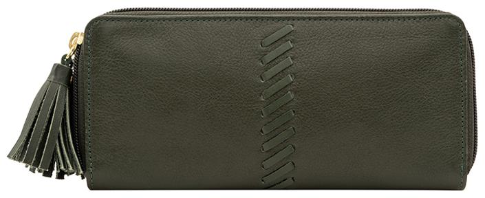 

Hidesign Women Green Leather Wallet