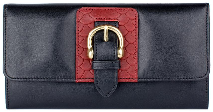 

Hidesign Women Black Leather Wallet