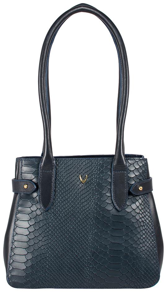

Hidesign Shanghai 03 SB Blue Leather Womens Shoulder Bag