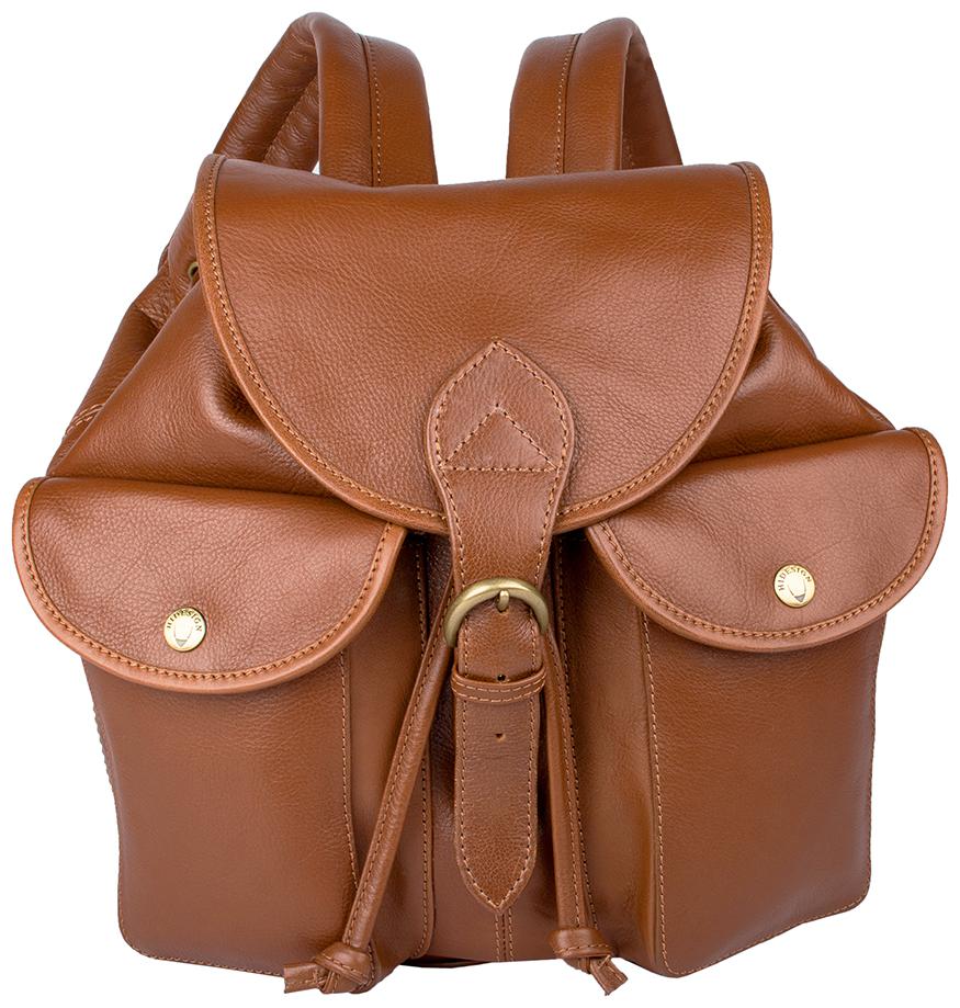 

Hidesign Tan Leather Backpack