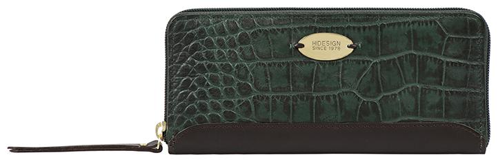 

Hidesign Women Green Leather Wallet