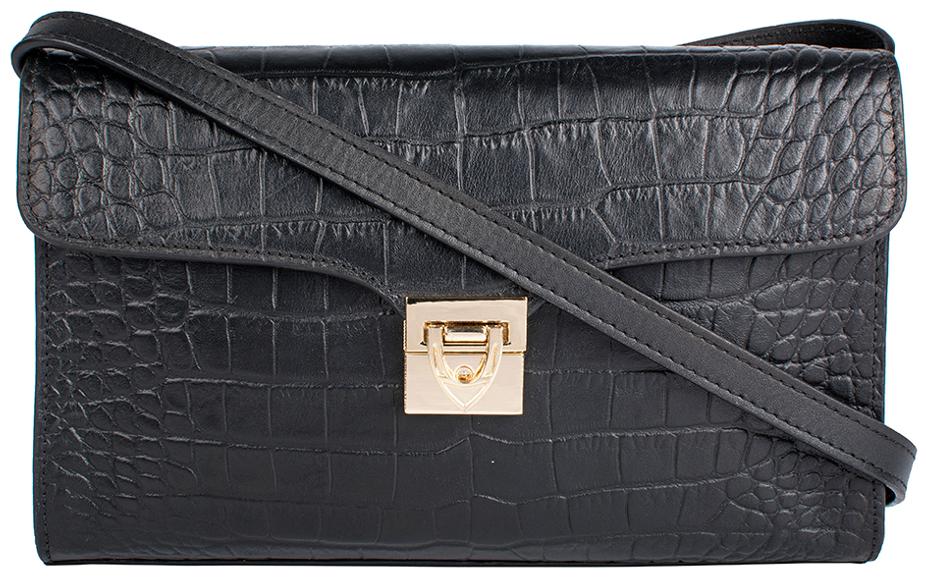 

HIDESIGN STAMPA 02 BLACK LEATHER LADIES HANDBAG