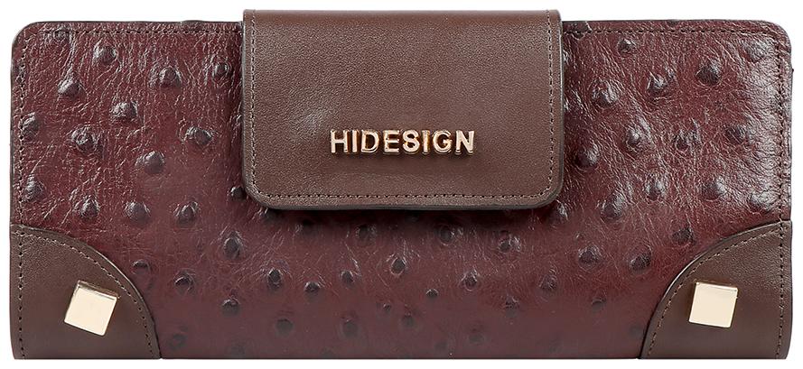 

Hidesign Women Brown Leather Wallet