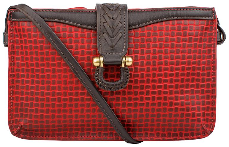 

Hidesign Women Red Leather Wallet