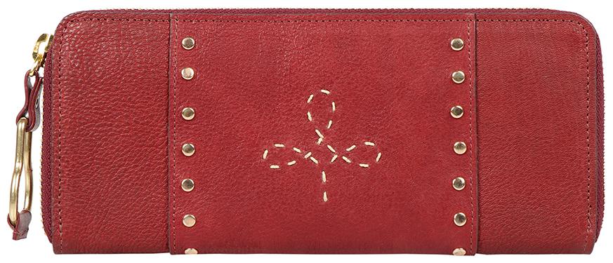

Hidesign Women Red Leather Wallet