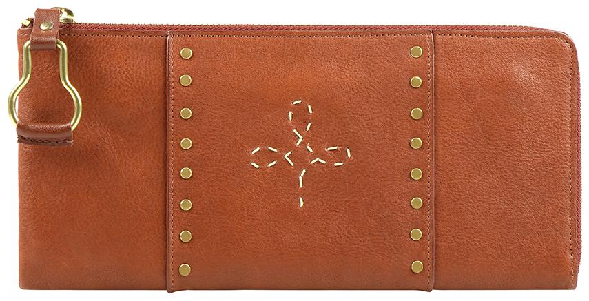 

Hidesign Women Tan Leather Wallet