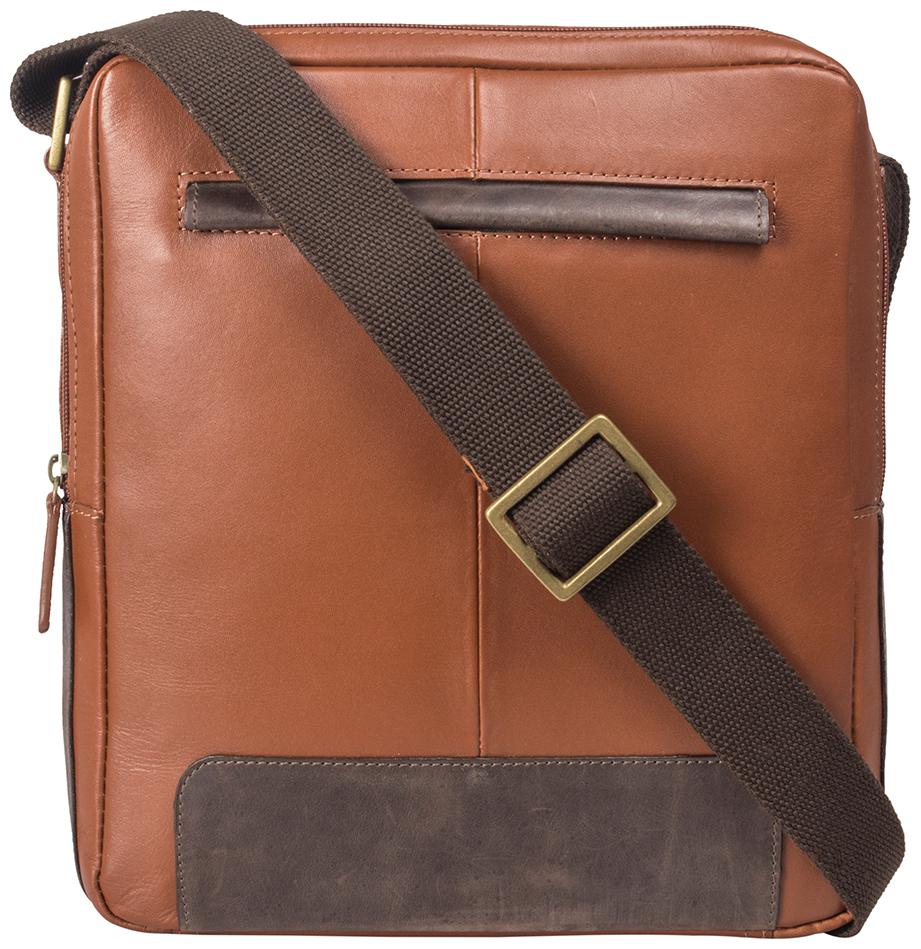 

HIDESIGN WASHINGTON 01 TAN LEATHER CROSS BODY