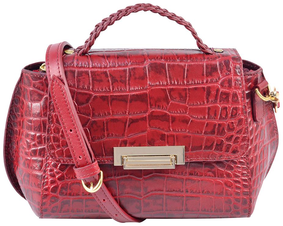

HIDESIGN X KALKI ALIVE 01 RED LEATHER LADIES HAND BAG