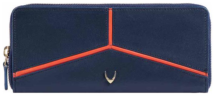 

Hidesign Women Blue Leather Wallet