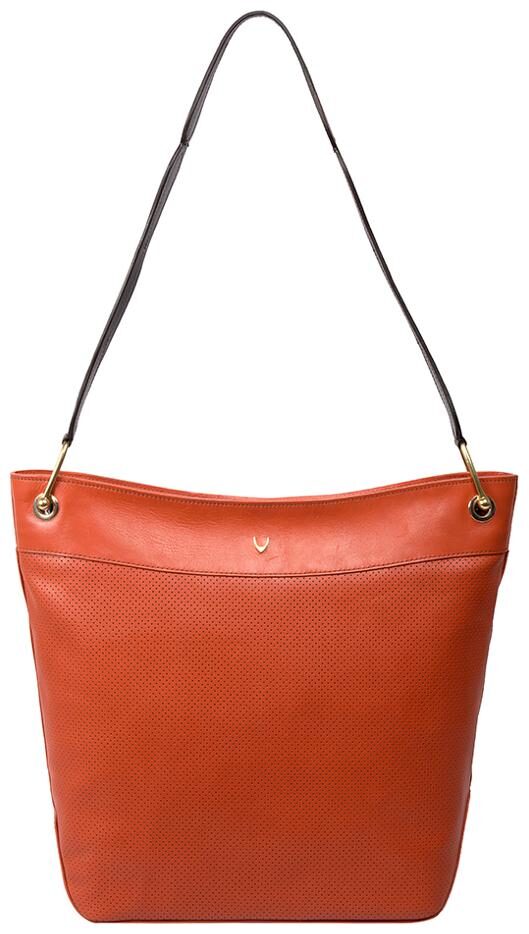 

HIDESIGN X KALKI DANCING 03 ORANGE LEATHER LADIES HAND BAG