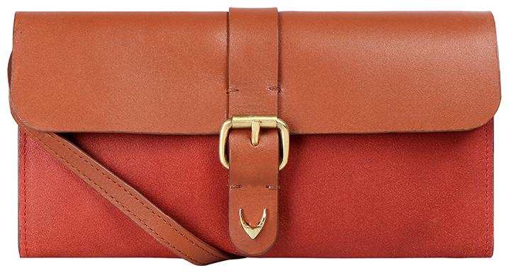 

Hidesign Women Red Leather Wallet