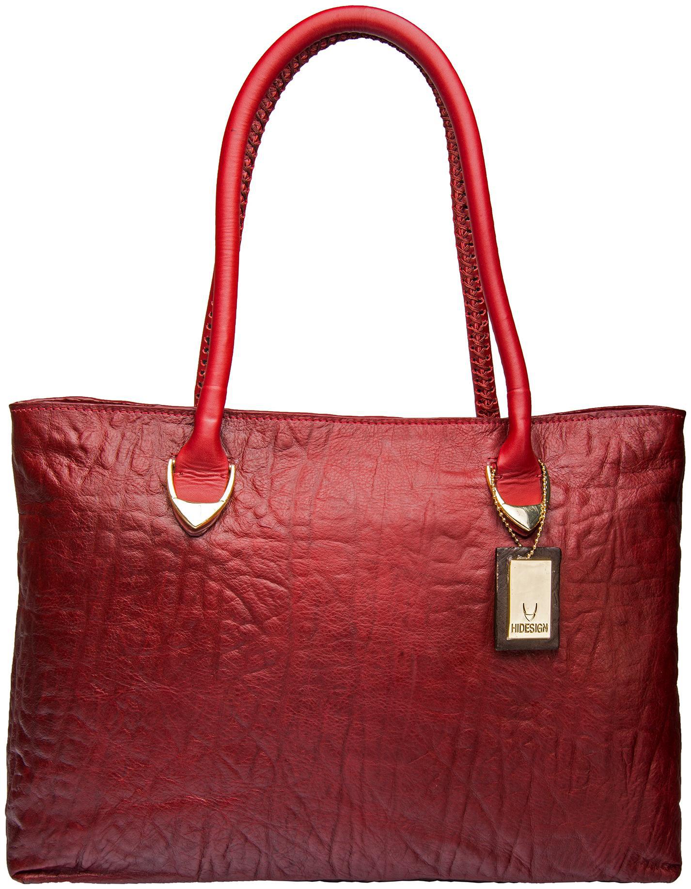 

HIDESIGN YANGTZE 02 RED LEATHER LADIES HANDBAG