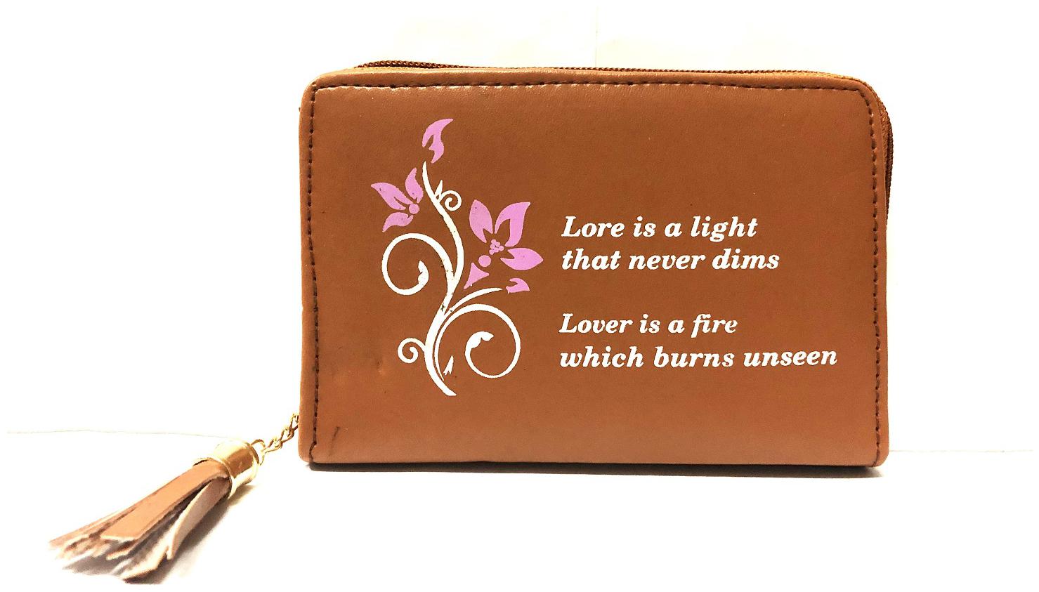 

HIGH-CHOICE Women Brown PU Wallet