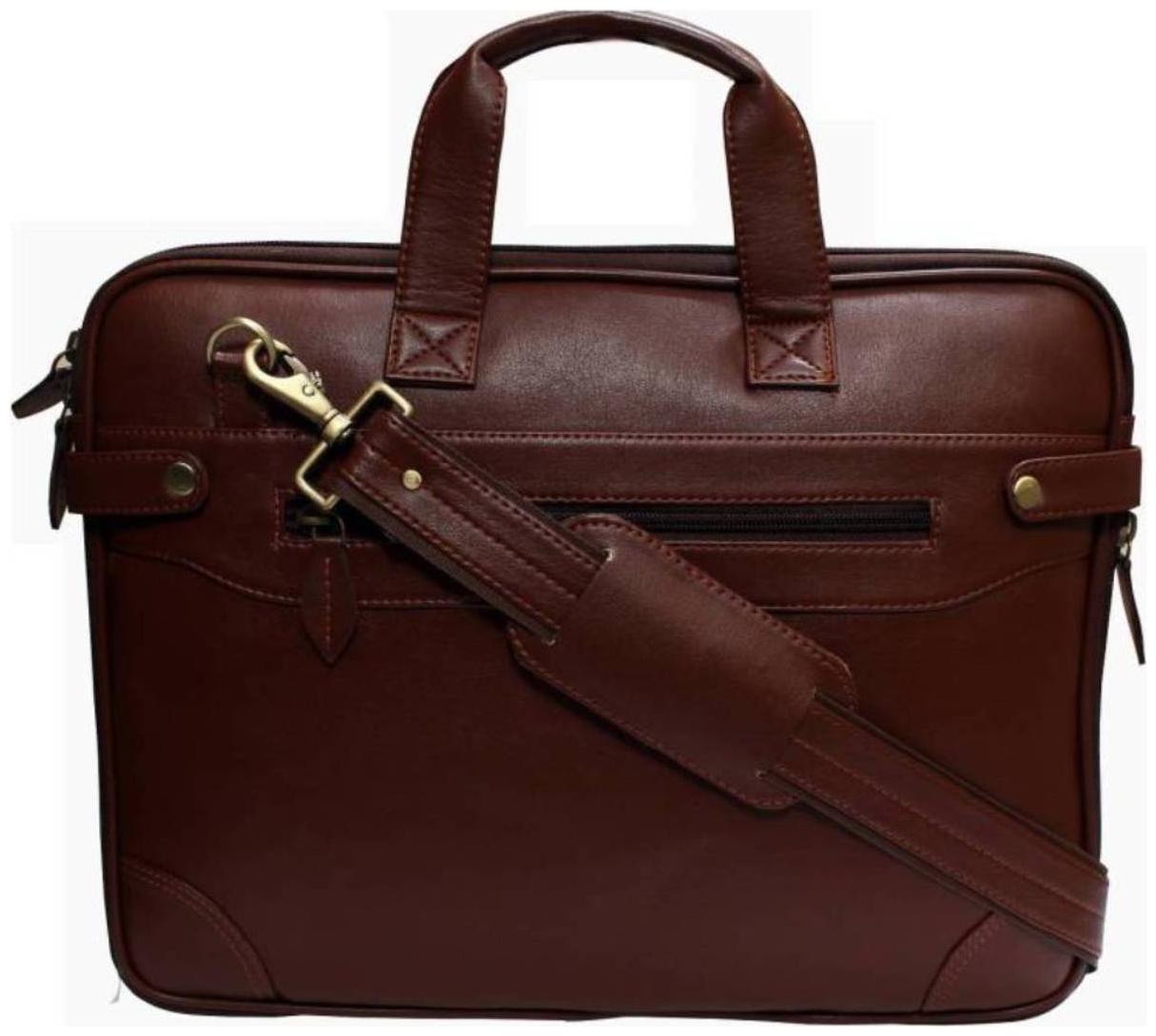 

Home Story Brown Faux leather Polyester Messenger bag