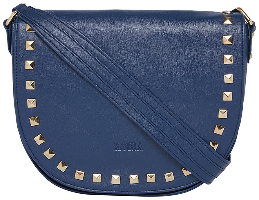 

Horra Blue PU Shoulder Bag