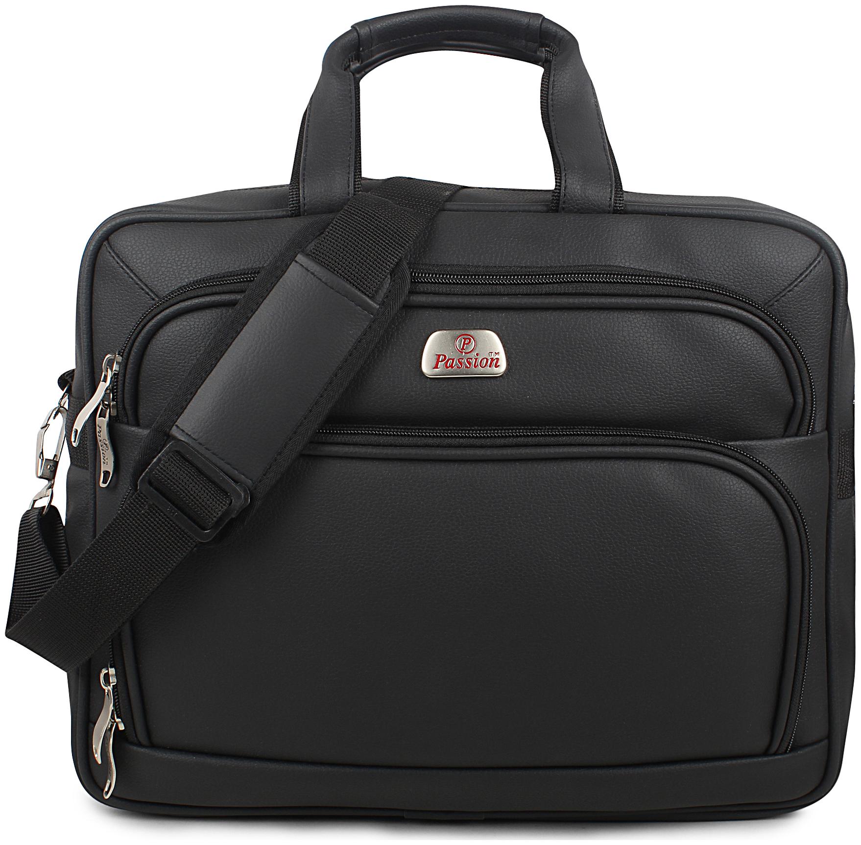 

HOT SHOT Artificial Leather 15 6 inch Laptop Messenger Bag