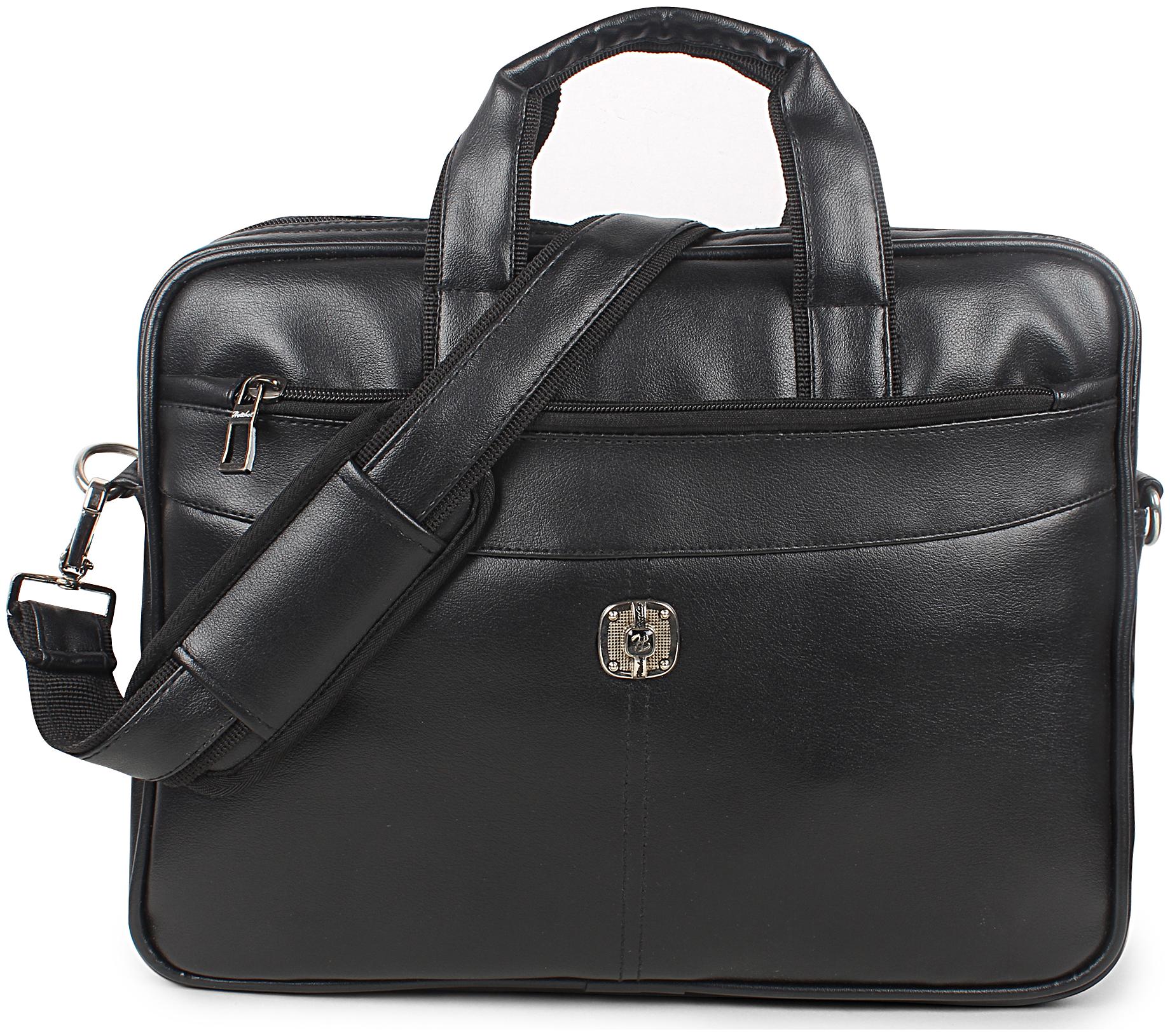 

HOT SHOT Artificial Leather 15 6 inch Laptop Messenger Bag