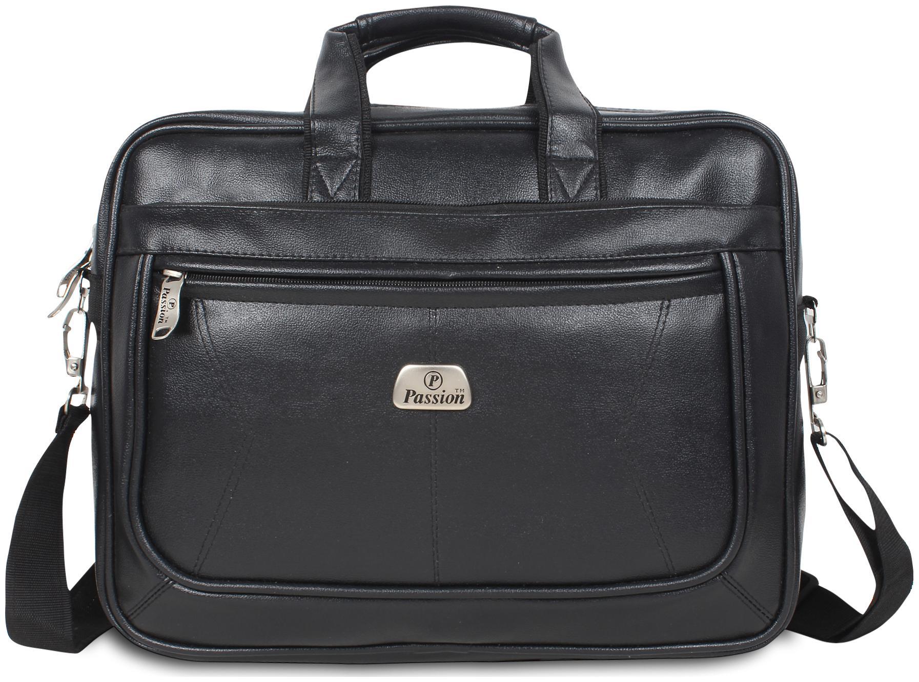 

HOT SHOT Artificial Leather 15 6 inch Laptop Messenger Bag