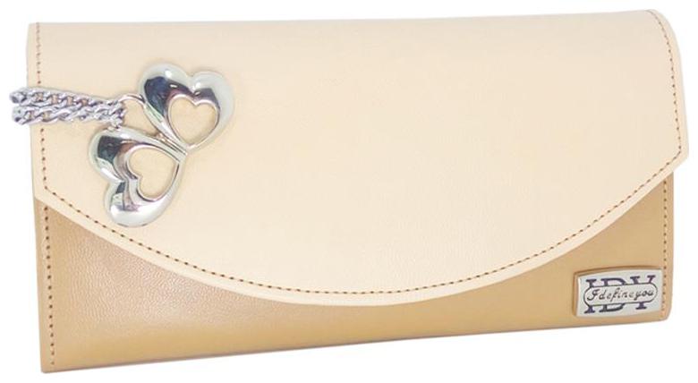 

I DEFINE YOU Women Beige PU Wallet