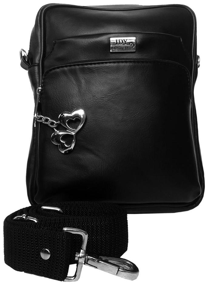 

I DEFINE YOU Black Faux Leather Handheld Bag