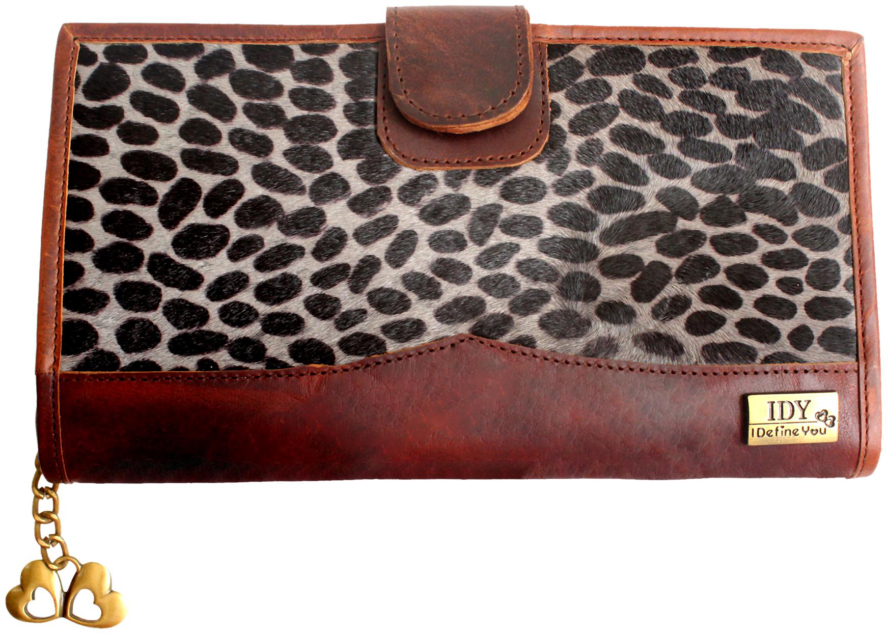 

I DEFINE YOU Women Brown Leather Wallet