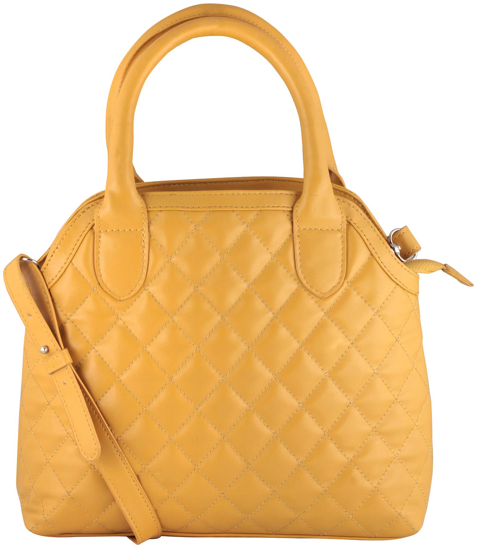 

Ilina Yellow PU Handheld Bag - Sanon Yellow