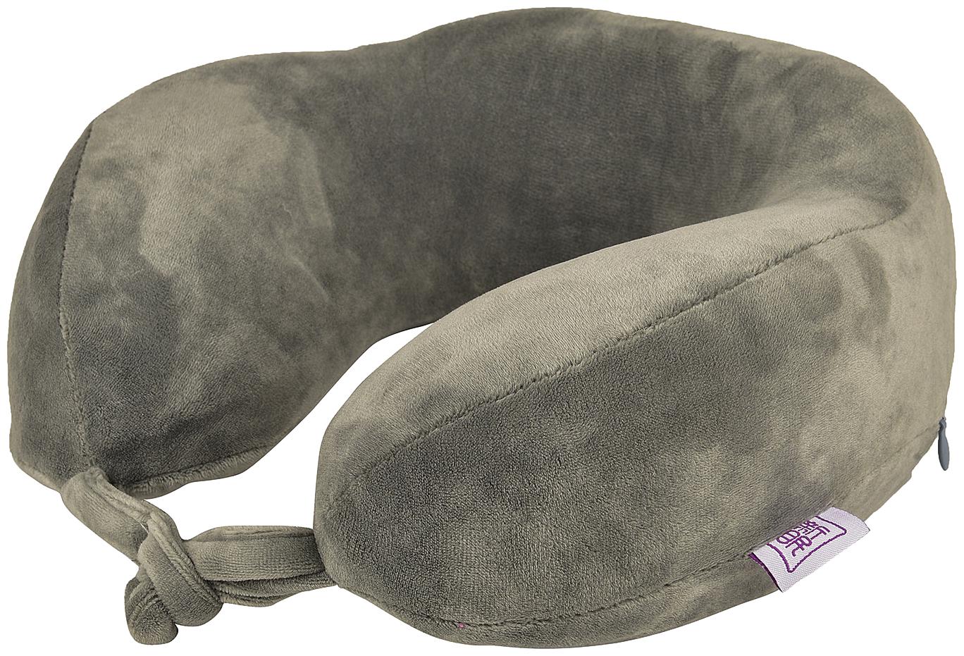 

ILU Grey Tranquility Supercomfy Memory Foam Neck Travel Pillow