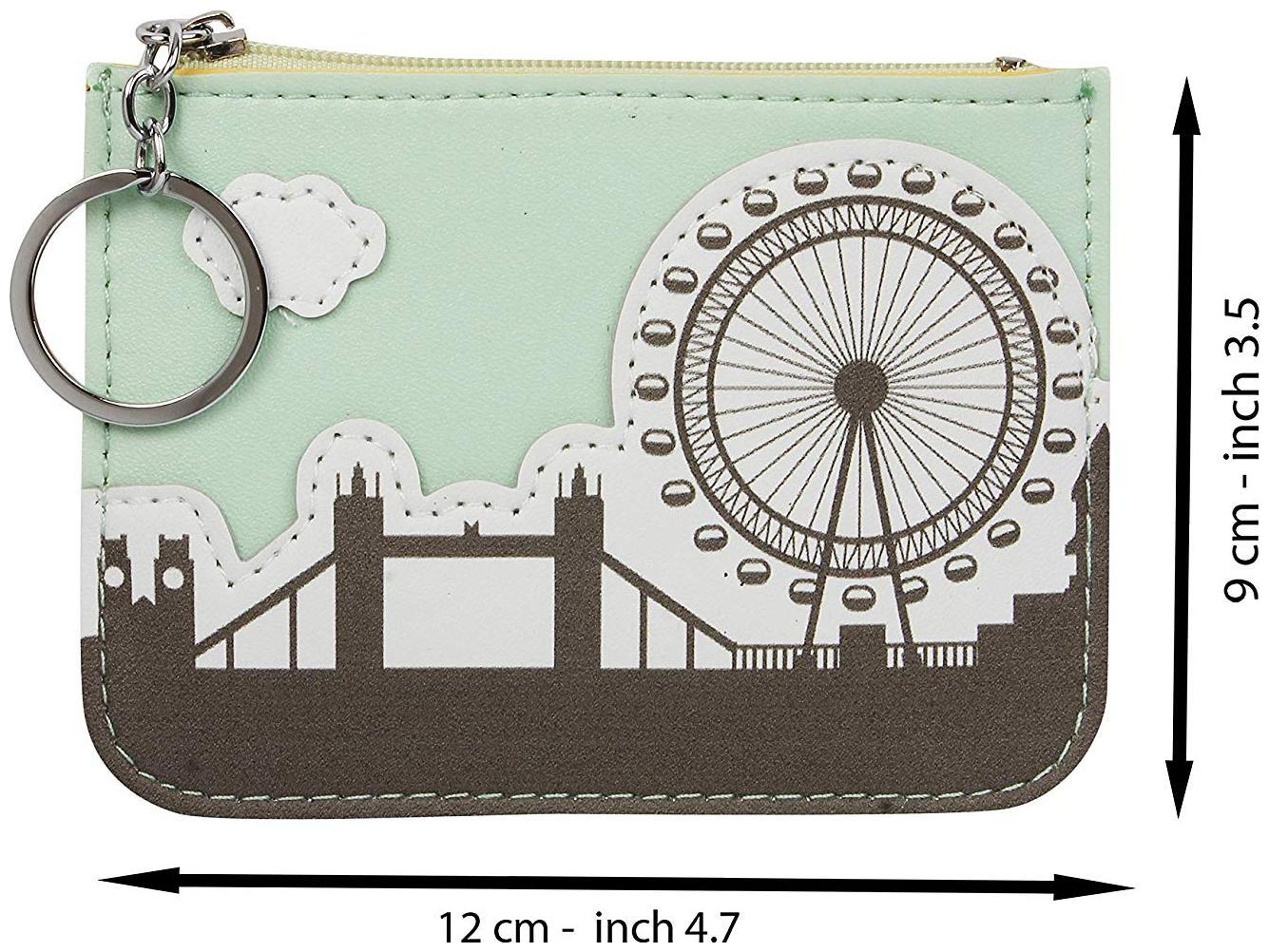 

Instabuyz Multipurpose Key Ring Zipper Wallet Coin Pouch with Credit Card Pocket