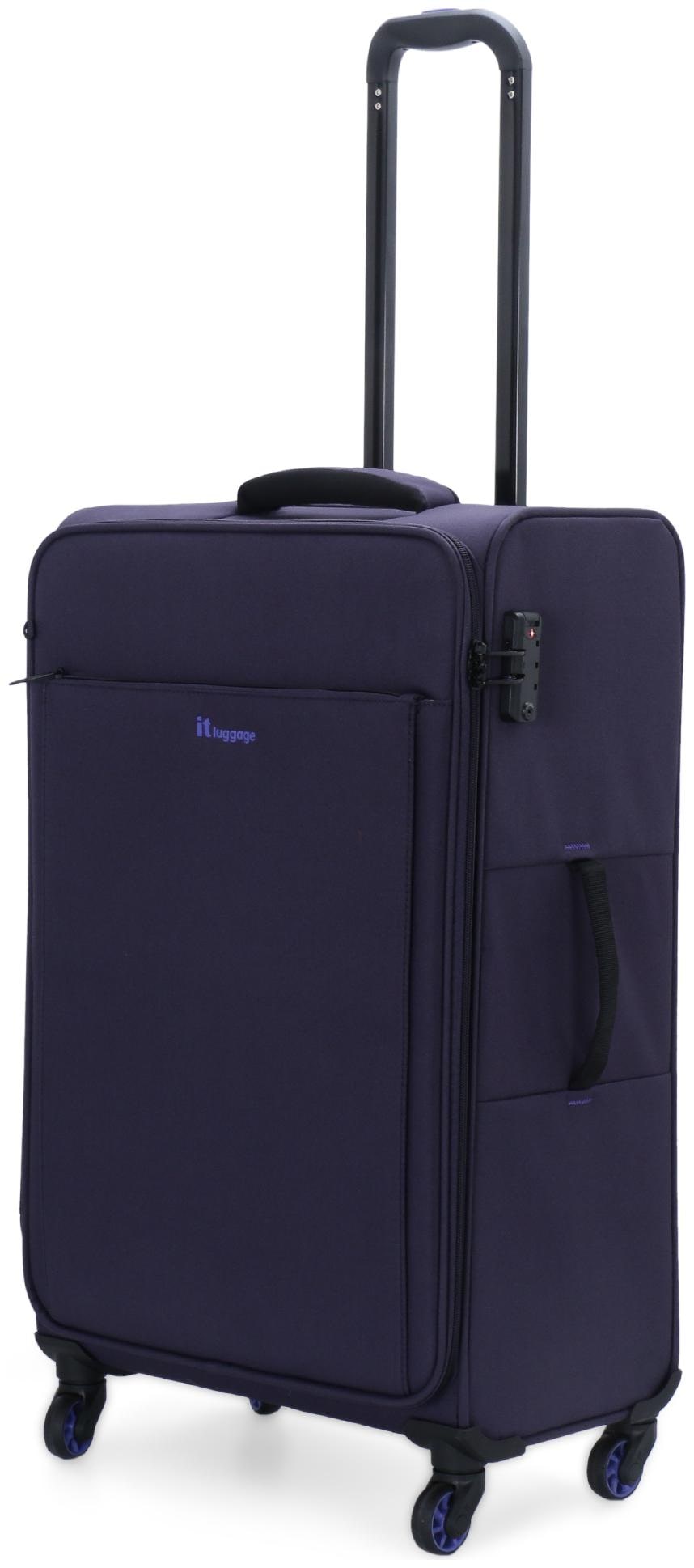 

IT Luggage Accentuate Medium Size Soft Luggage Bag ( Blue 8 Wheels )