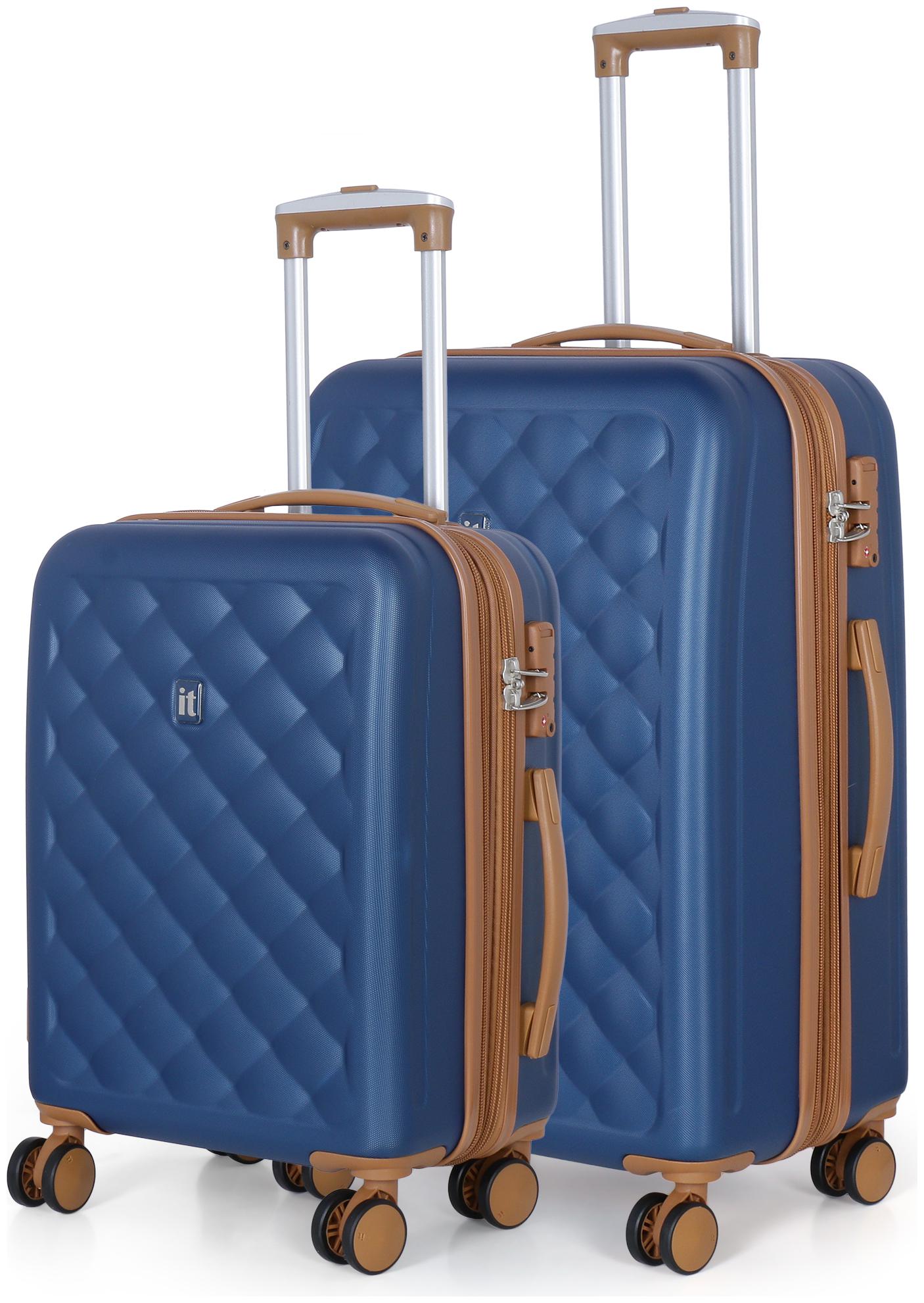 

IT Luggage Cushion-Lux Cabin Medium Size Hard Luggage Bag ( Blue 8 Wheels )