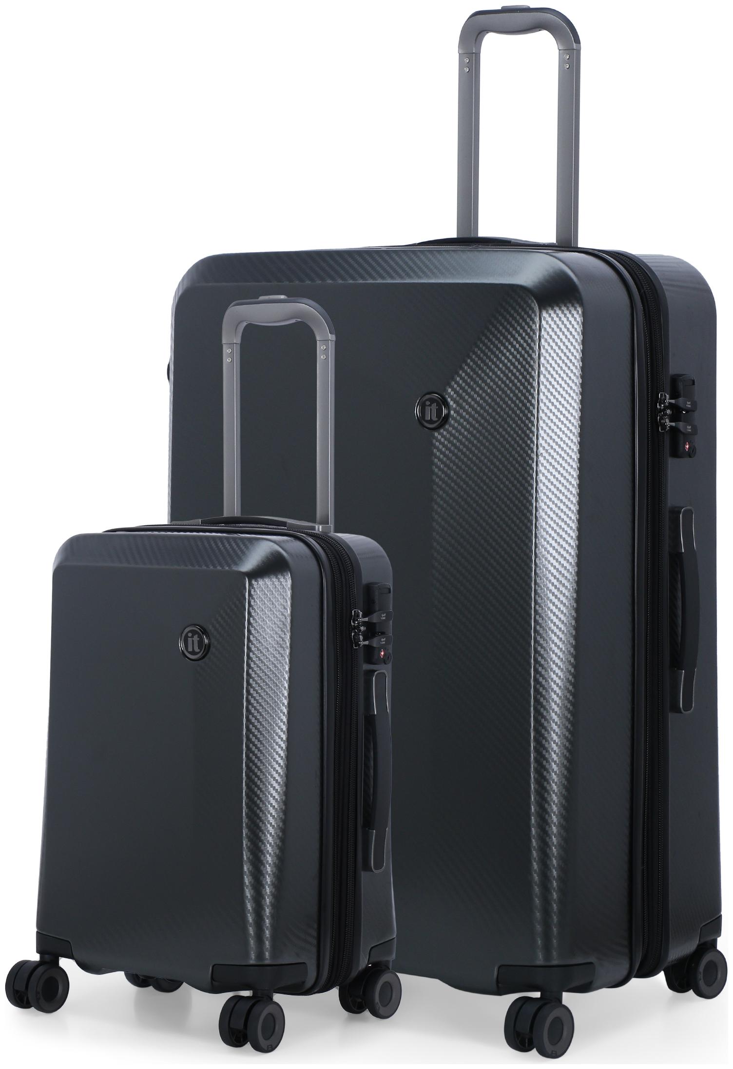 

IT Luggage Confide Medium Large Size Hard Luggage Bag ( Grey 8 Wheels )