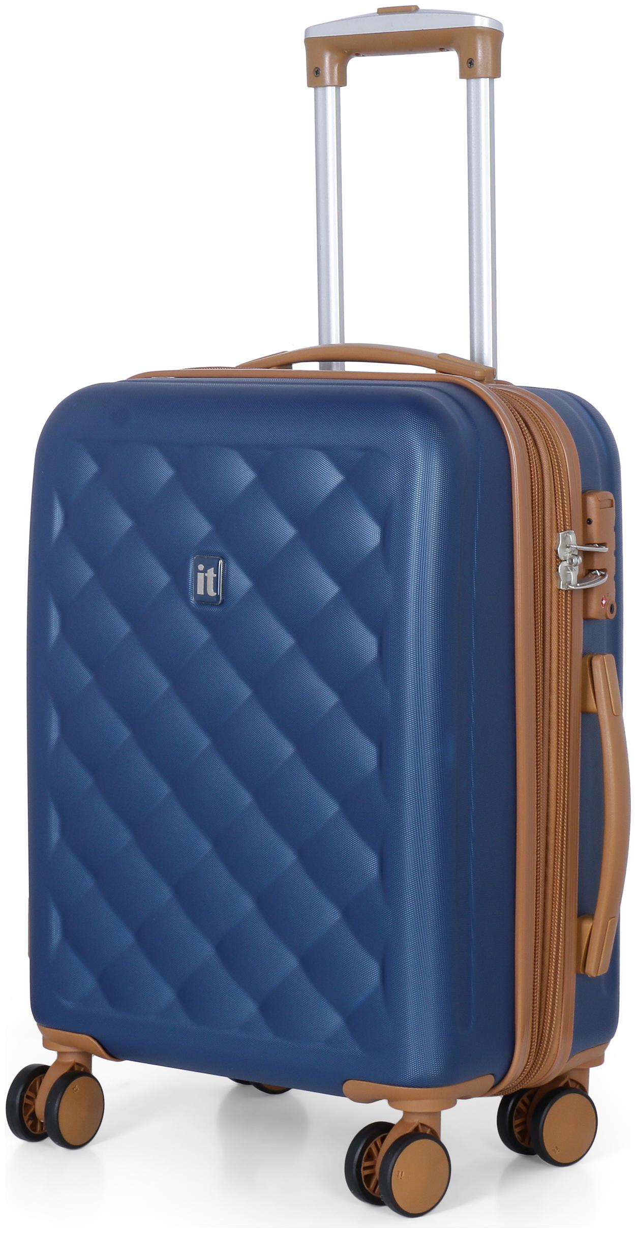 

IT Luggage Cushion-Lux Cabin Size Hard Luggage Bag ( Blue 8 Wheels )