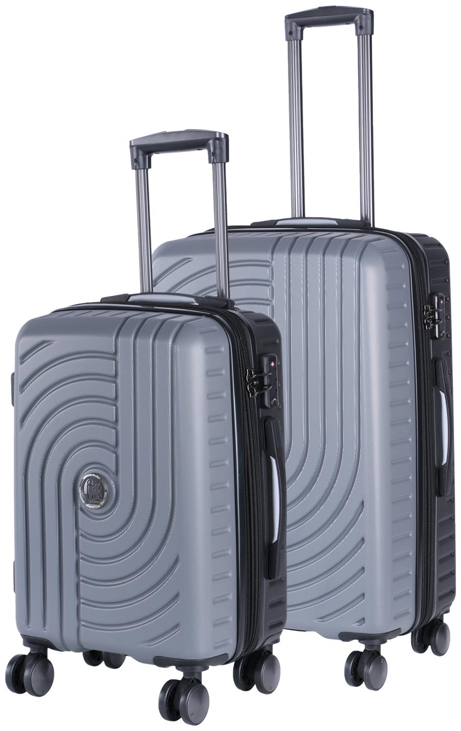 

IT Luggage Medium Size Hard Luggage Bag ( Grey 4 Wheels )
