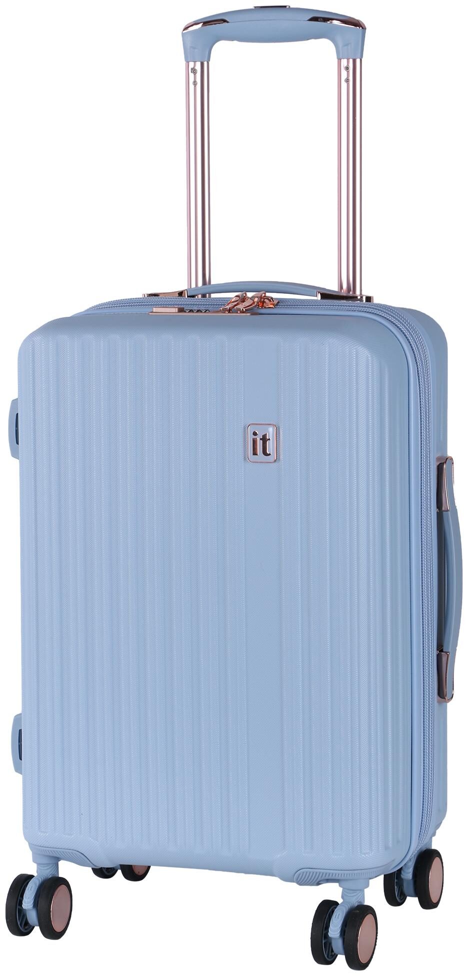 

IT Luggage Large Size Hard Luggage Bag ( Blue 8 Wheels )