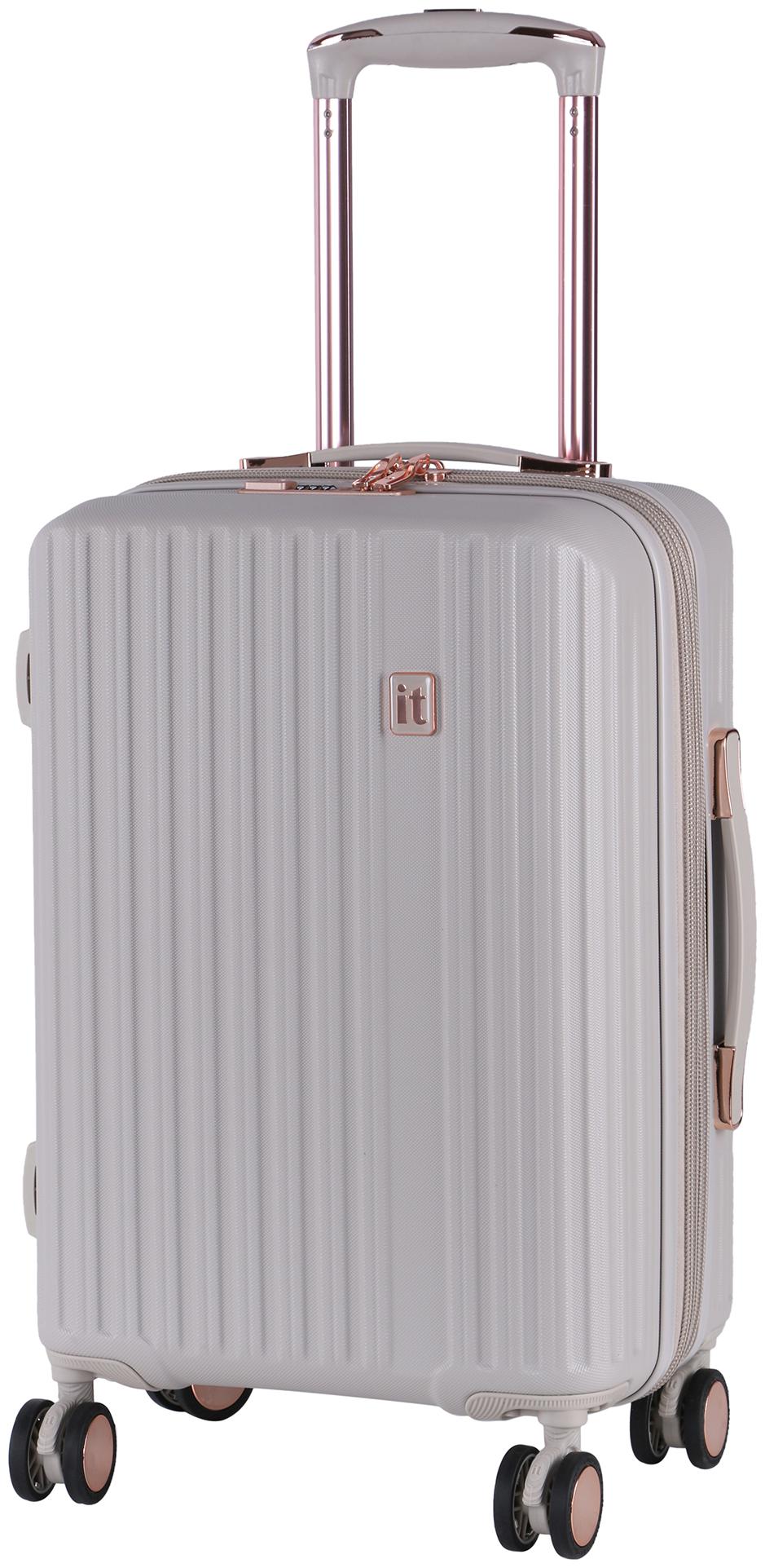 

IT Luggage Cabin Size Hard Luggage Bag ( Grey 8 Wheels )