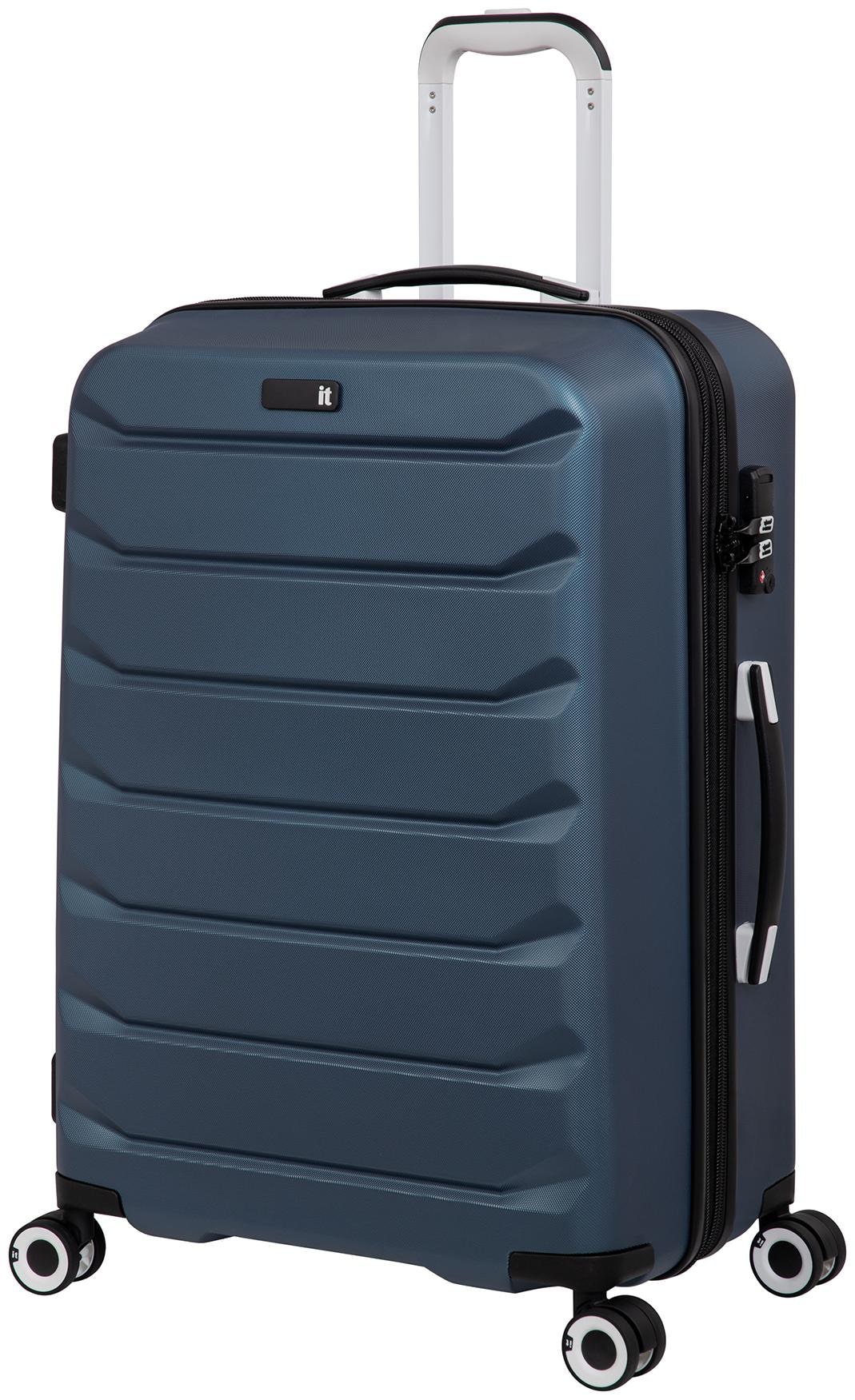 

IT Luggage Connective-72 cm Roman Blue Medium Size Hard Luggage Bag ( Blue 8 Wheels )