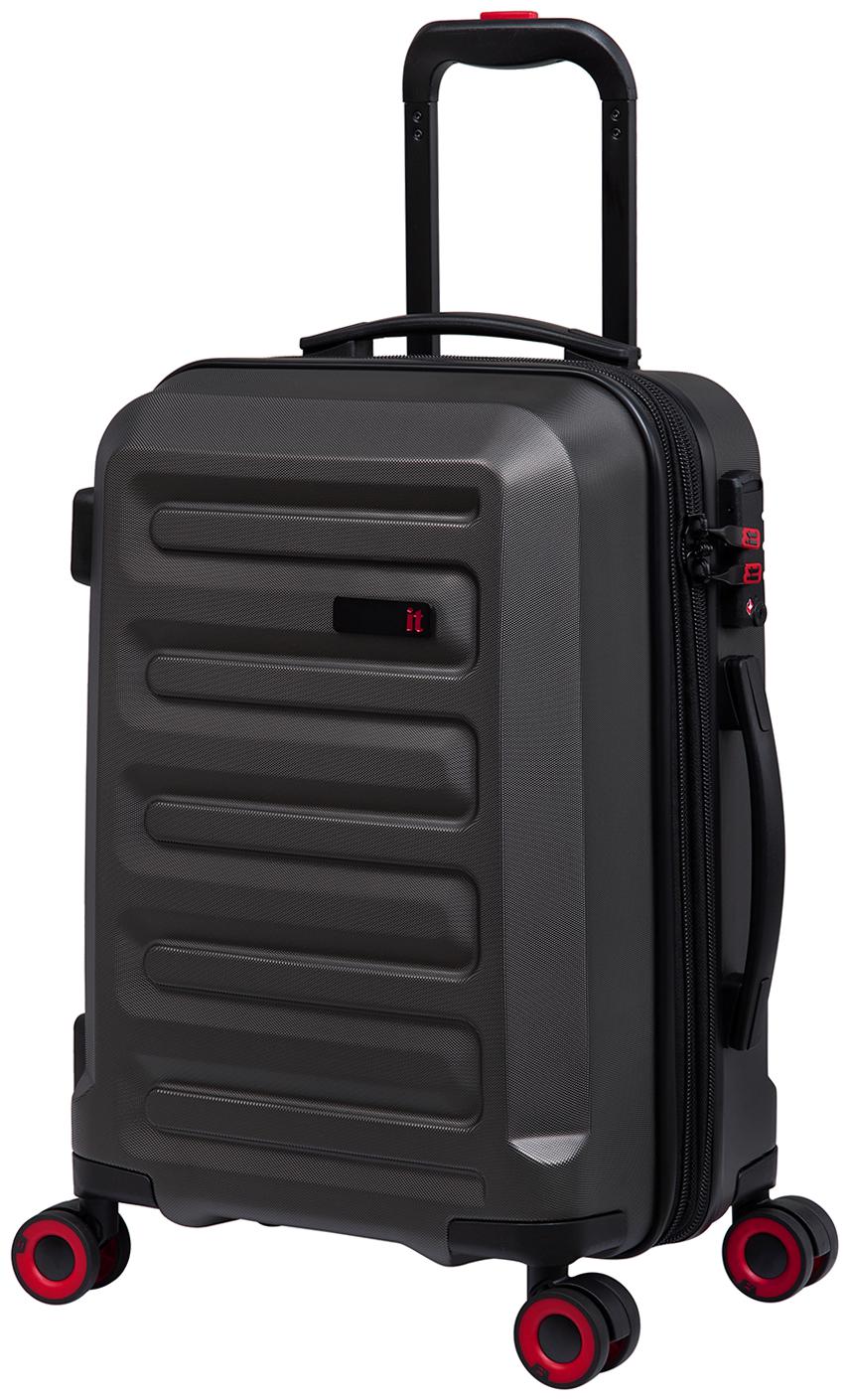 

IT Luggage Oscillate-54 cm Pewter Cabin Size Hard Luggage Bag ( Grey 8 Wheels )