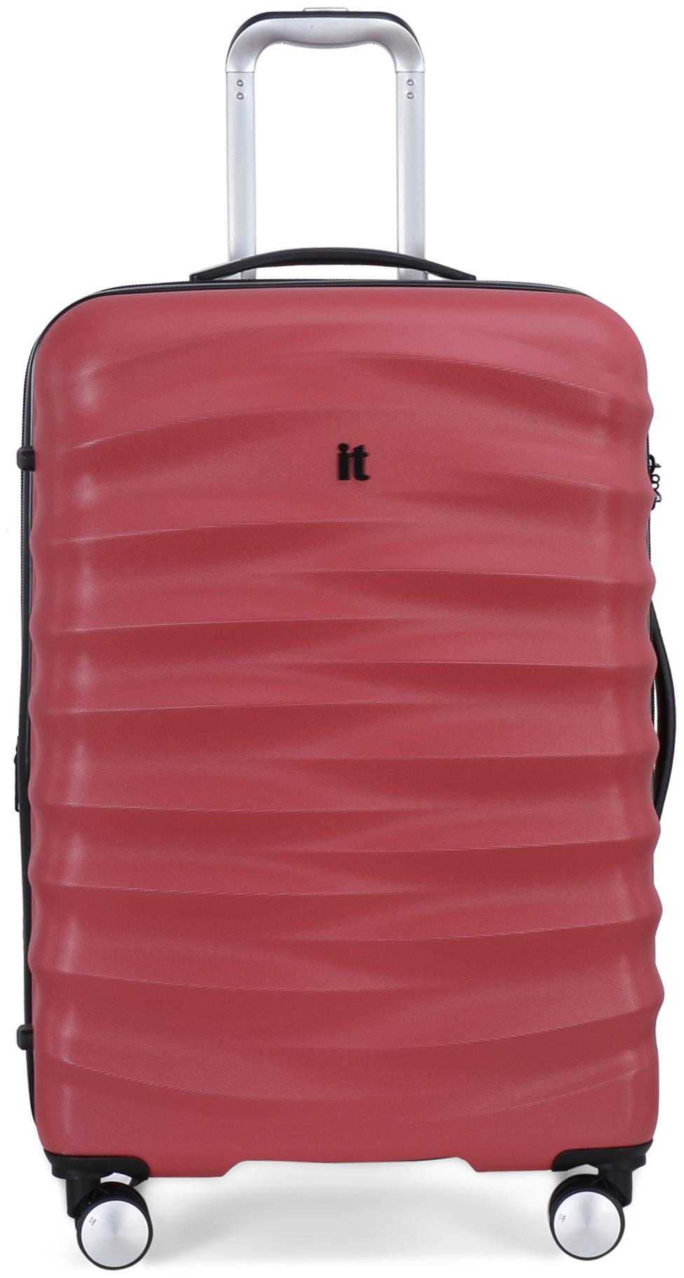 

IT Luggage Mesmeric Medium Size Hard Luggage Bag ( Red 8 Wheels )