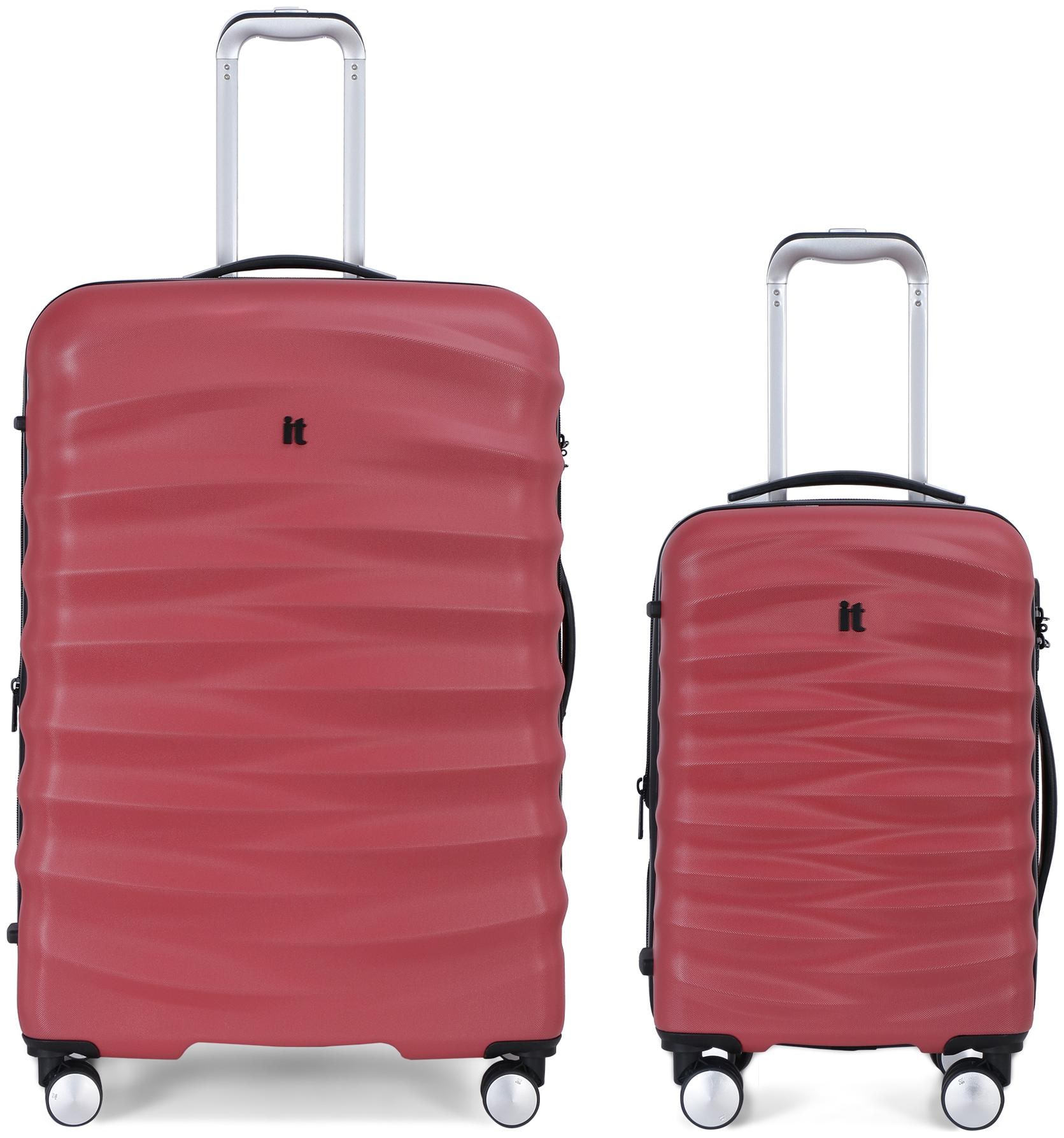 

IT Luggage Mesmeric Cabin Large Size Hard Luggage Bag ( Red 8 Wheels )