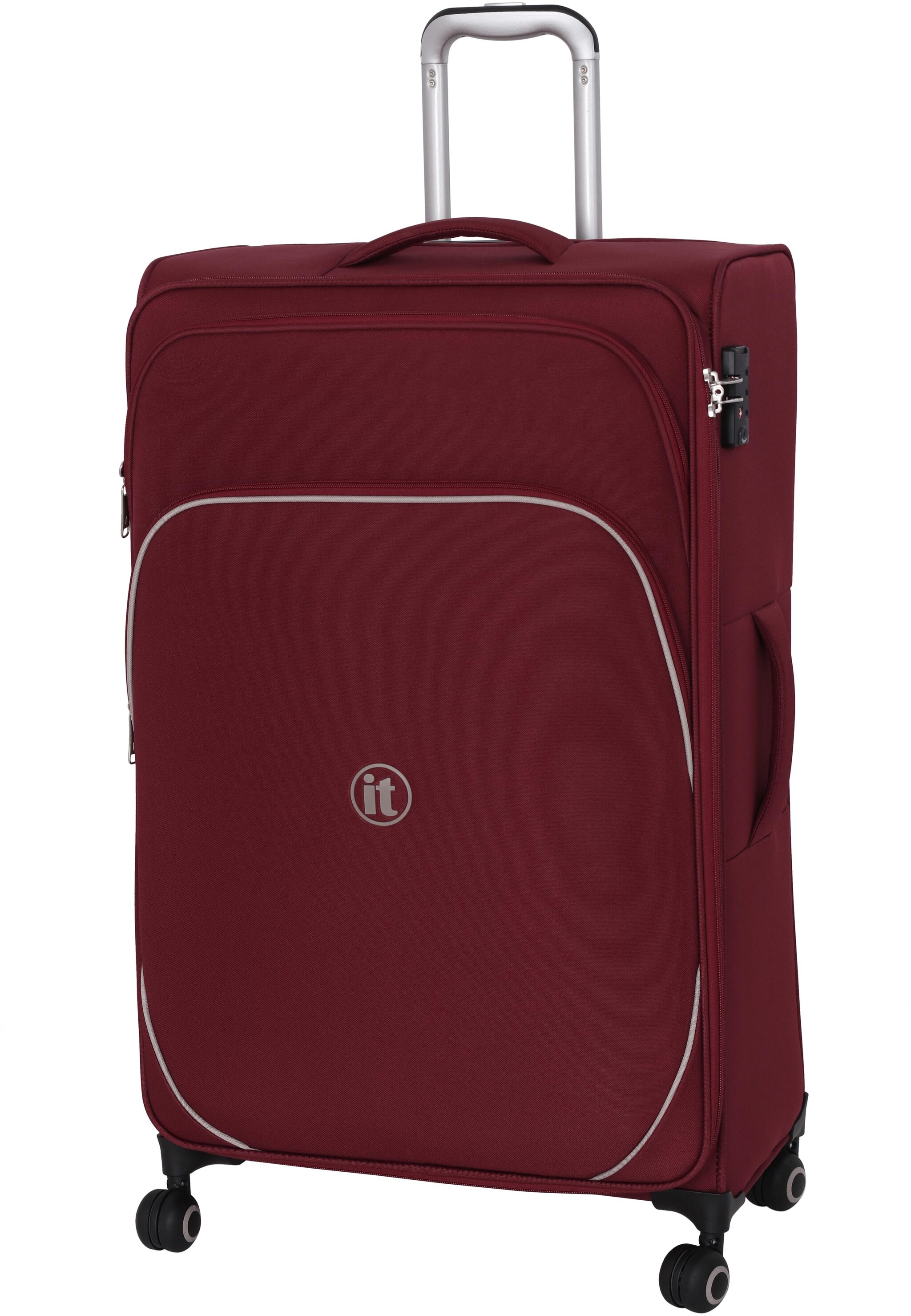 

IT Luggage Cabin Size Soft Luggage Bag ( Maroon 4 Wheels )