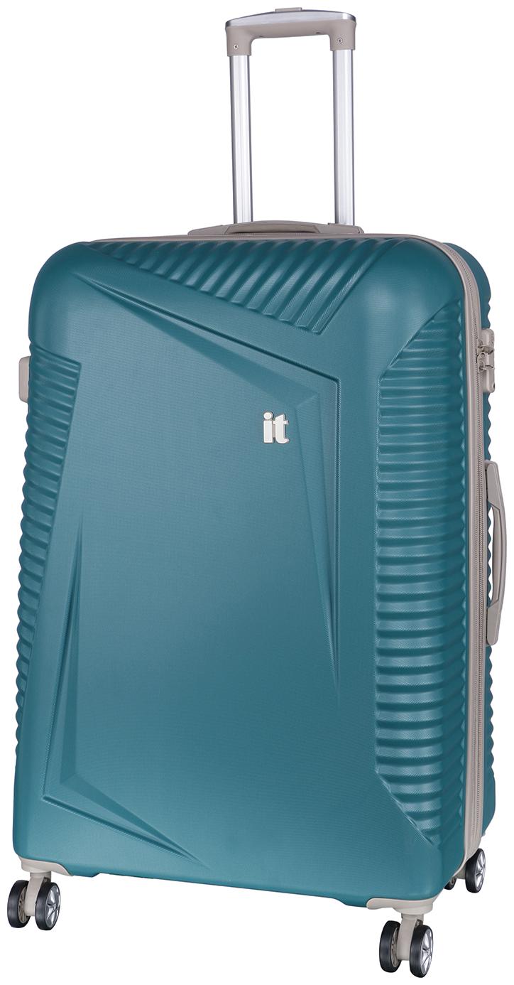 

IT Luggage Cabin Size Hard Luggage Bag ( Blue 8 Wheels )