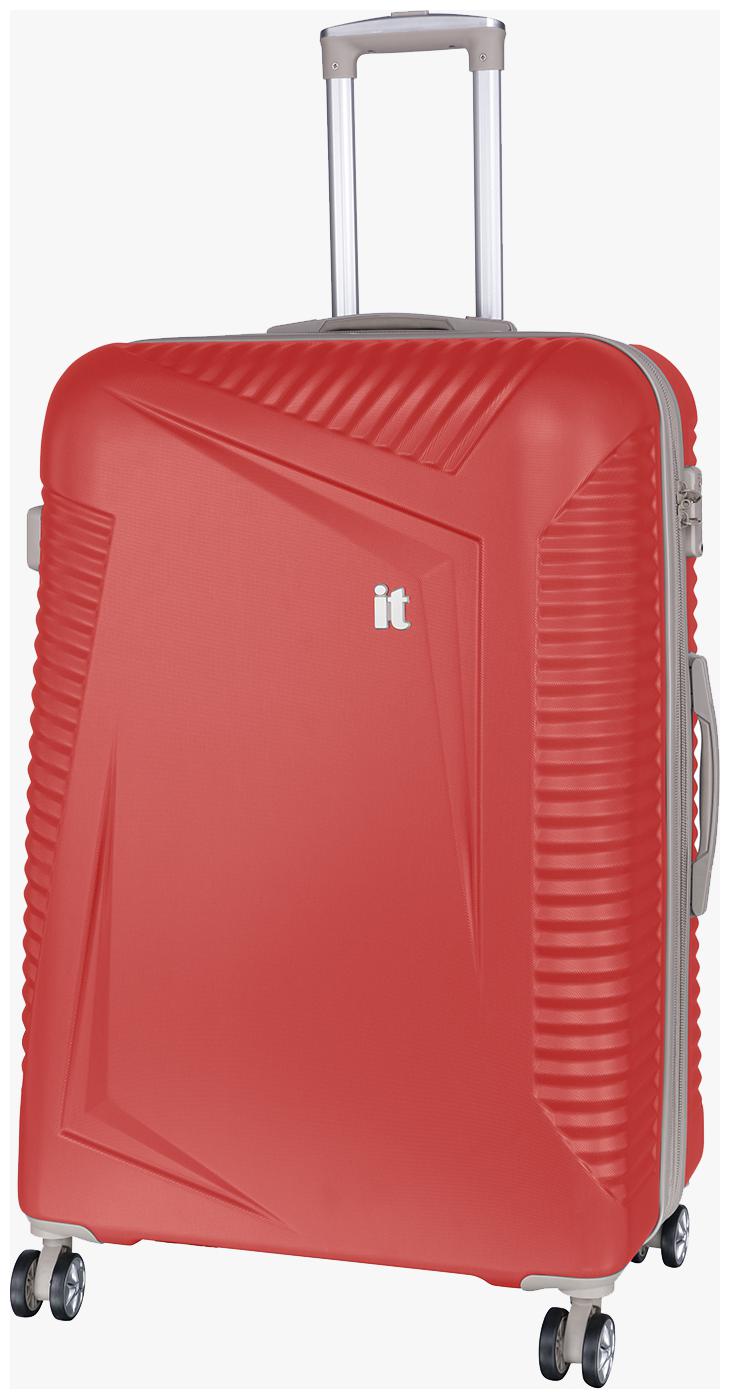 

IT Luggage Medium Size Hard Luggage Bag ( Red 4 Wheels )