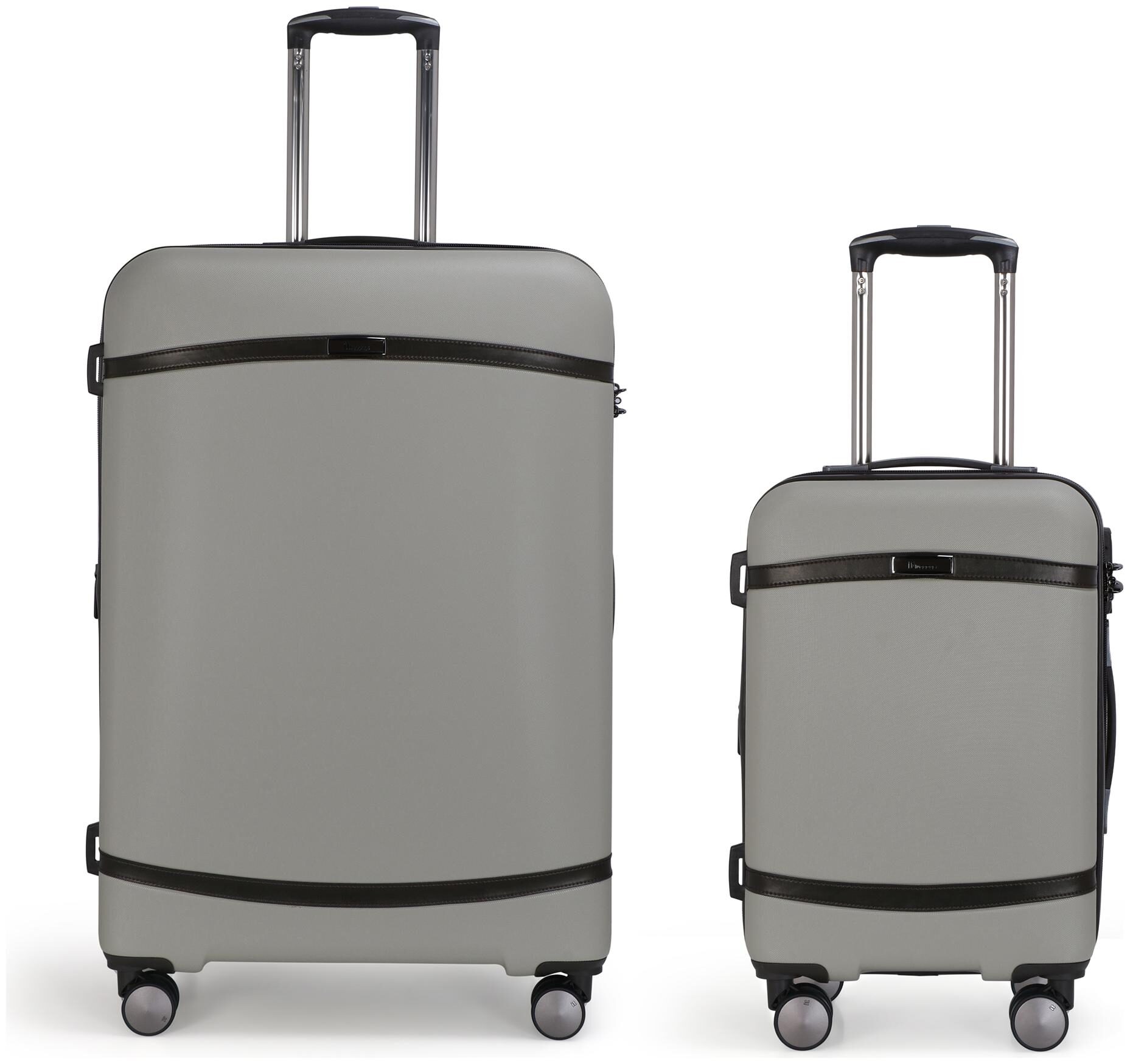 

IT Luggage Cabin Large Size Hard Luggage Bag ( Brown 8 Wheels )